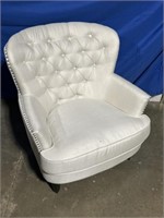 Decorative white sitting chair