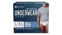 Member's Mark Disposable Underwear for Men  84 ct
