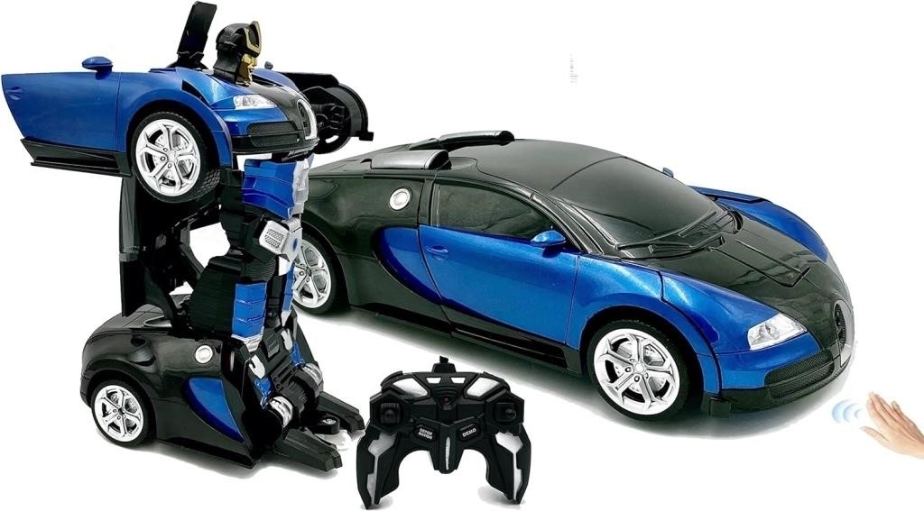 Kids RC Car Robot Transforming Toy  360 Rotation