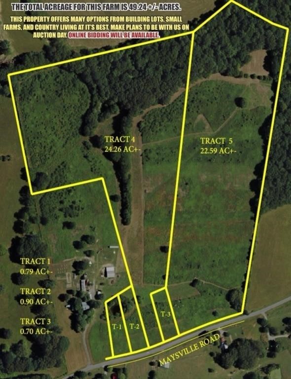 Tract 1 : 0.79 +/- Acres