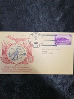 3 cent Puerto Rico Stamp used On Flag Day