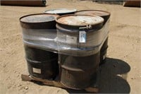 (4) 55 Gal Metal Barrels w/Lids