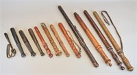 Grouping of Vintage Truncheons/Billy Clubs