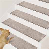 PURRUGS Peel & Stick Self-Adhesive Carpet Stair Tr