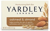 Yardley Oatmeal and Almond Bar Soap 4.0 Oz