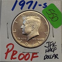 1971-S Proof JFK Half $1 Dollar