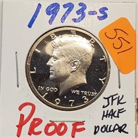 1973-S Proof JFK Half $1 Dollar