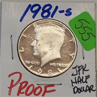 1981-S Proof JFK Half $1 Dollar