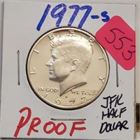 1977-S Proof JFK Half $1 Dollar