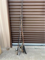 Lot of Fishing Rods and Reels