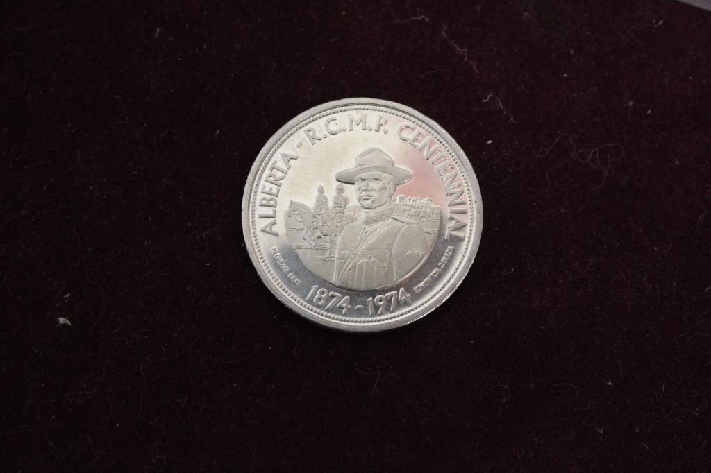 RCMP Alberta Centennial Commemorative Dollar Coin