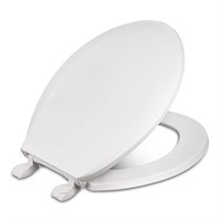 Round Plastic Toilet Seat, Standard Economy