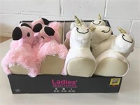 New Bulk Ladies Unicorn & Flamingo Slippers