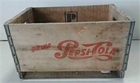 Pepsi-Cola wooden advertising box