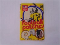 1974 NFL Football Patches Wax Pack Unopened