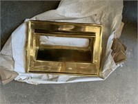 69 Solid Brass Period Style Brick Mount Mail Front