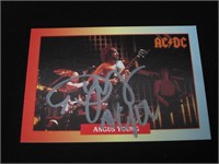 Angus Young Signed Trading Card SSC COA