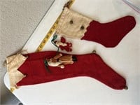 Set of Vintage Stockings and Ornaments
