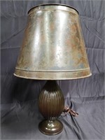 Vintage Just Andersen bronze table lamp