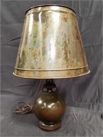 Vintage Just Andersen bronze table lamp