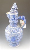 Lot # 3862 - Large Blue stoneware 19th Century