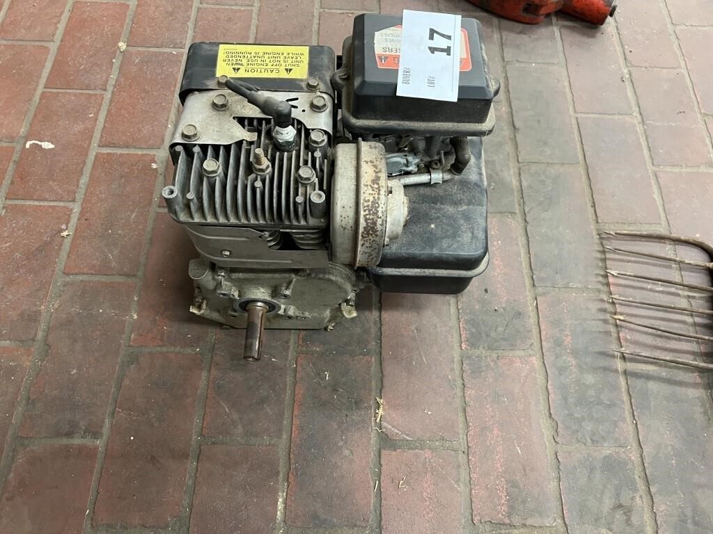 GAS ENGINE ( 5 HORSE) RAN LAST TIME TESTED