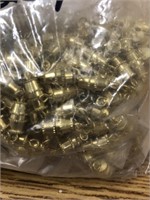 Gold plated barrel screw clasp. 16 mm. 720 pieces