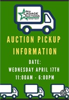 Auction Pickup Information