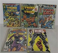 Five Marvel comics