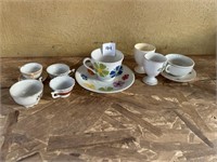 Miniature Teapots, Teacups, Porcelain