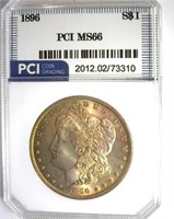 1896 Morgan MS66 LISTS $450