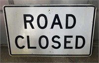 "Road Closed  Ahead" Sign