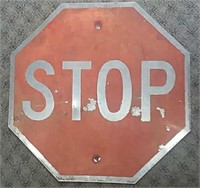 Metal "Stop" Sign