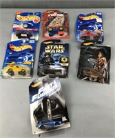 7 hot wheels toy cars