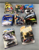 8 hot wheels toy cars