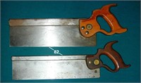 Pair of 12-inch back saws