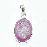 Silver Druzy(10.15ct) Pendant