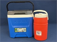 Igloo 12qt cooler and The Tough One by Family 2qt