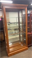 Pulaski keepsakes wood & glass shelf