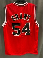 Autographed Horace Grant Bulls Basketball Jersey