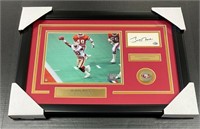 Autographed Jerry Rice 49ers Framed Photo