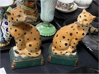 Takahashi cheetah figurines.