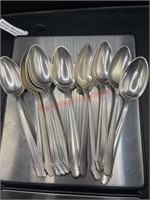 1930’s Gorham Silver Spoon Lot  (living room)