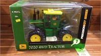 Precision Key Series JD 7020 4wd Yellow cab NIB