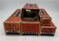 Lionel Railroad Original Boxes Only - Lum