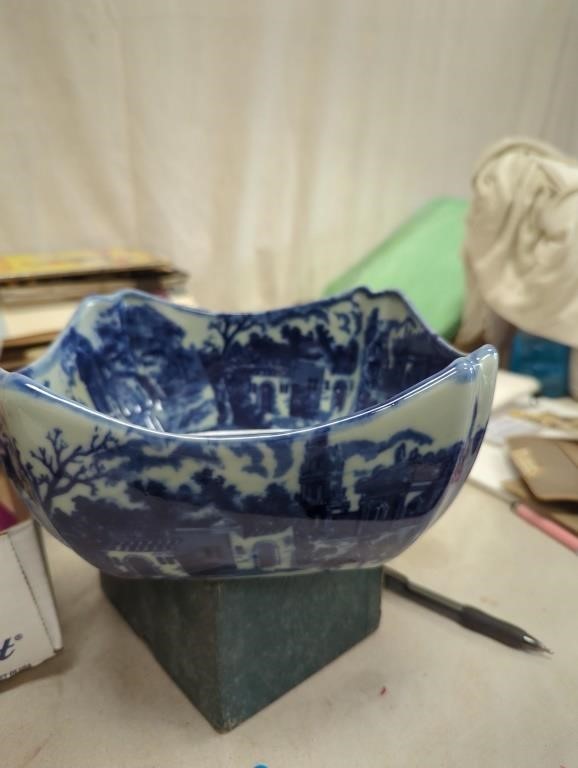 Blue and white bowl