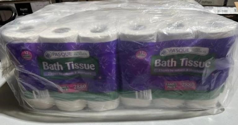 Pasque Toilet Paper 2 Ply 240 Sheets Ea 48 Rolls