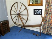 Spinning Wheel, 4' Diameter Wheel