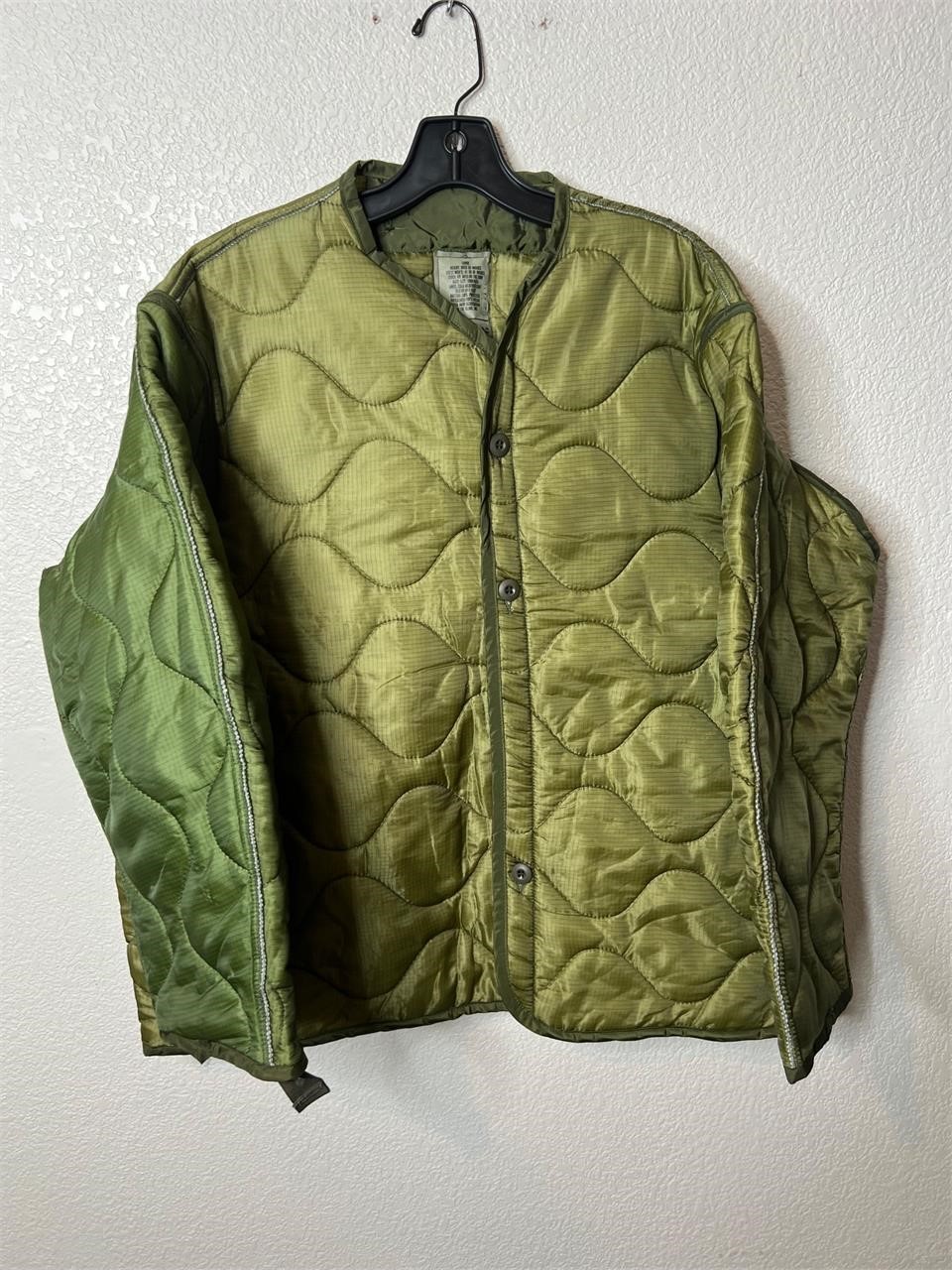 Vintage Cold Weather Jacket Military Liner