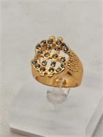 Mens High Roller Ring Pinky Ring approx sz 7